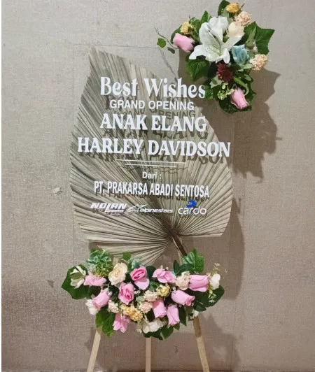 Papan Akrilik Ucapan Grand Opening Kepahiang